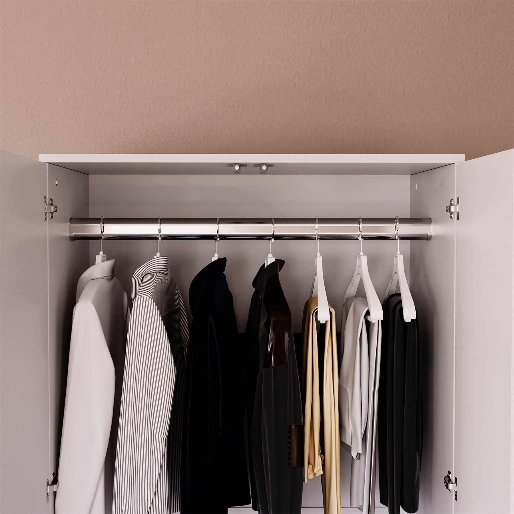 Modern White Chest of Drawers Bedroom Furniture Storage Bedside 2 to 8 Drawers