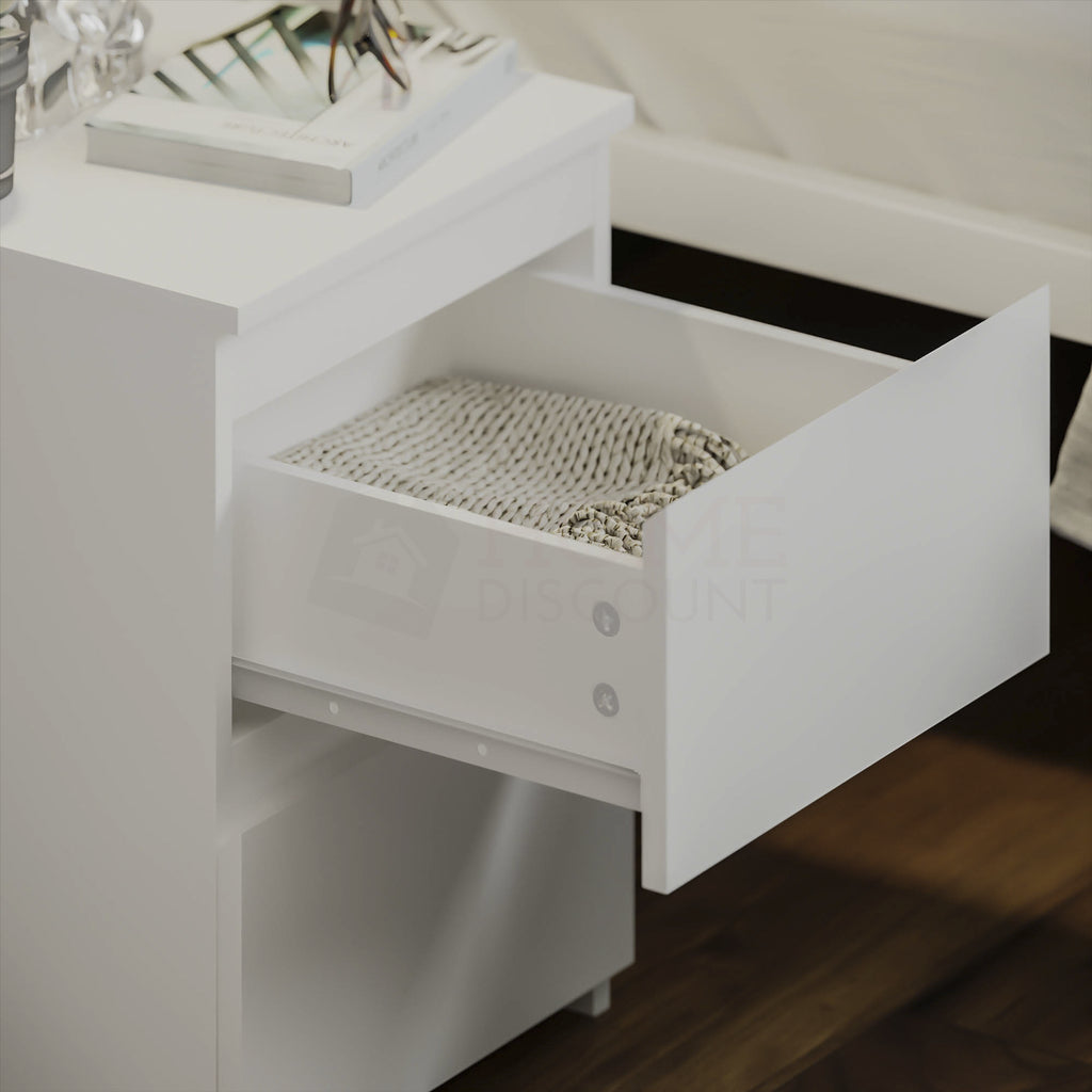 Modern White Chest of Drawers Bedroom Furniture Storage Bedside 2 to 8 Drawers