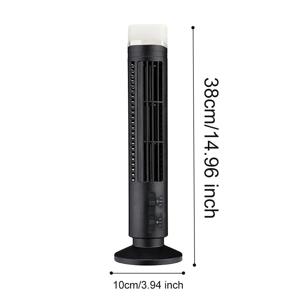 Tower Fan Status Free Standing Air Cooling 3 Speed Oscillating Slim Portable Uk
