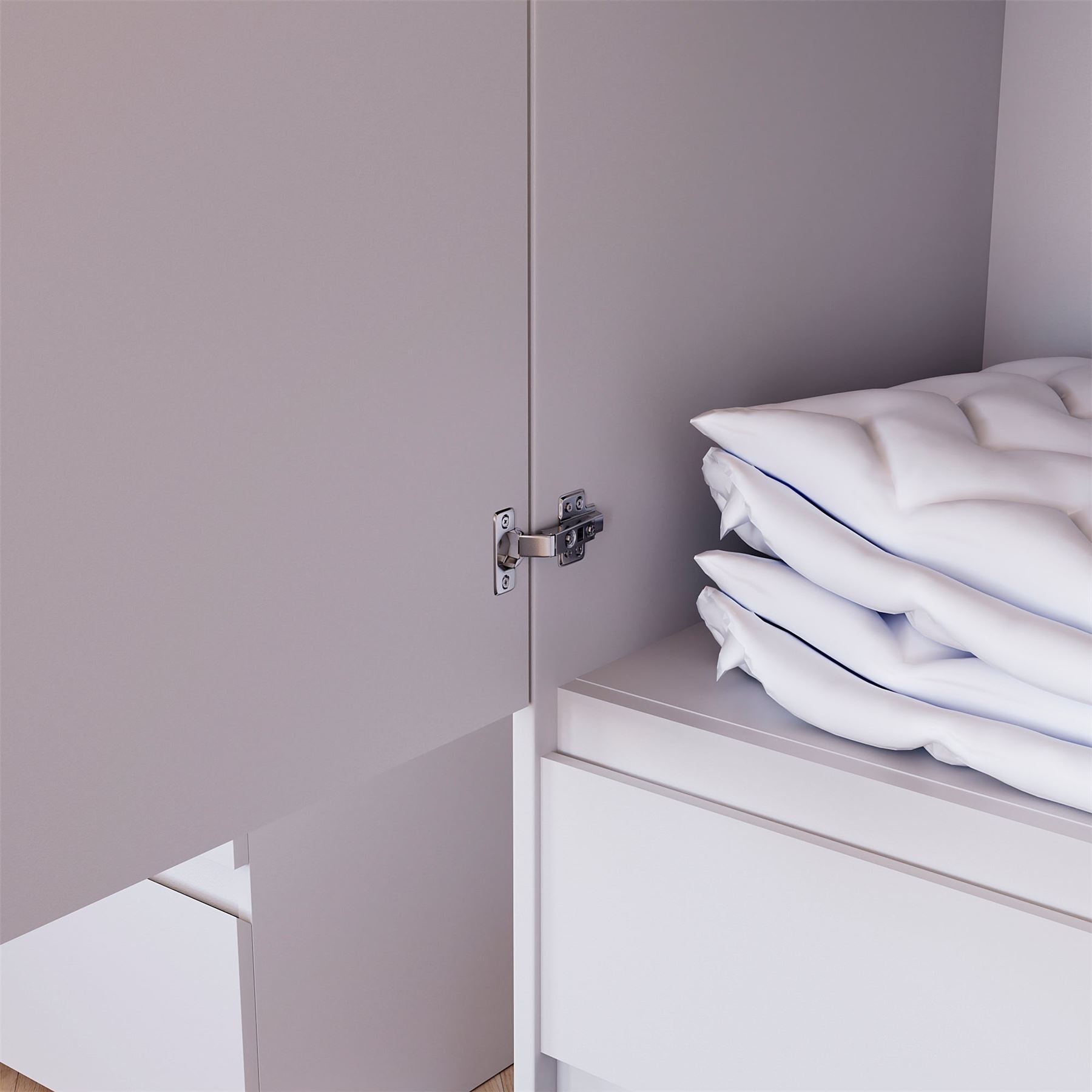 Modern White Chest of Drawers Bedroom Furniture Storage Bedside 2 to 8 Drawers