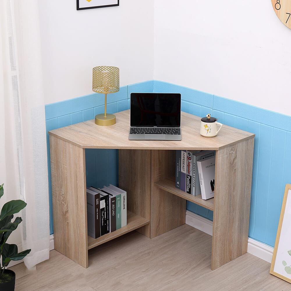 Corner Computer Desk Home Office PC Laptop Table Workstation Furniture