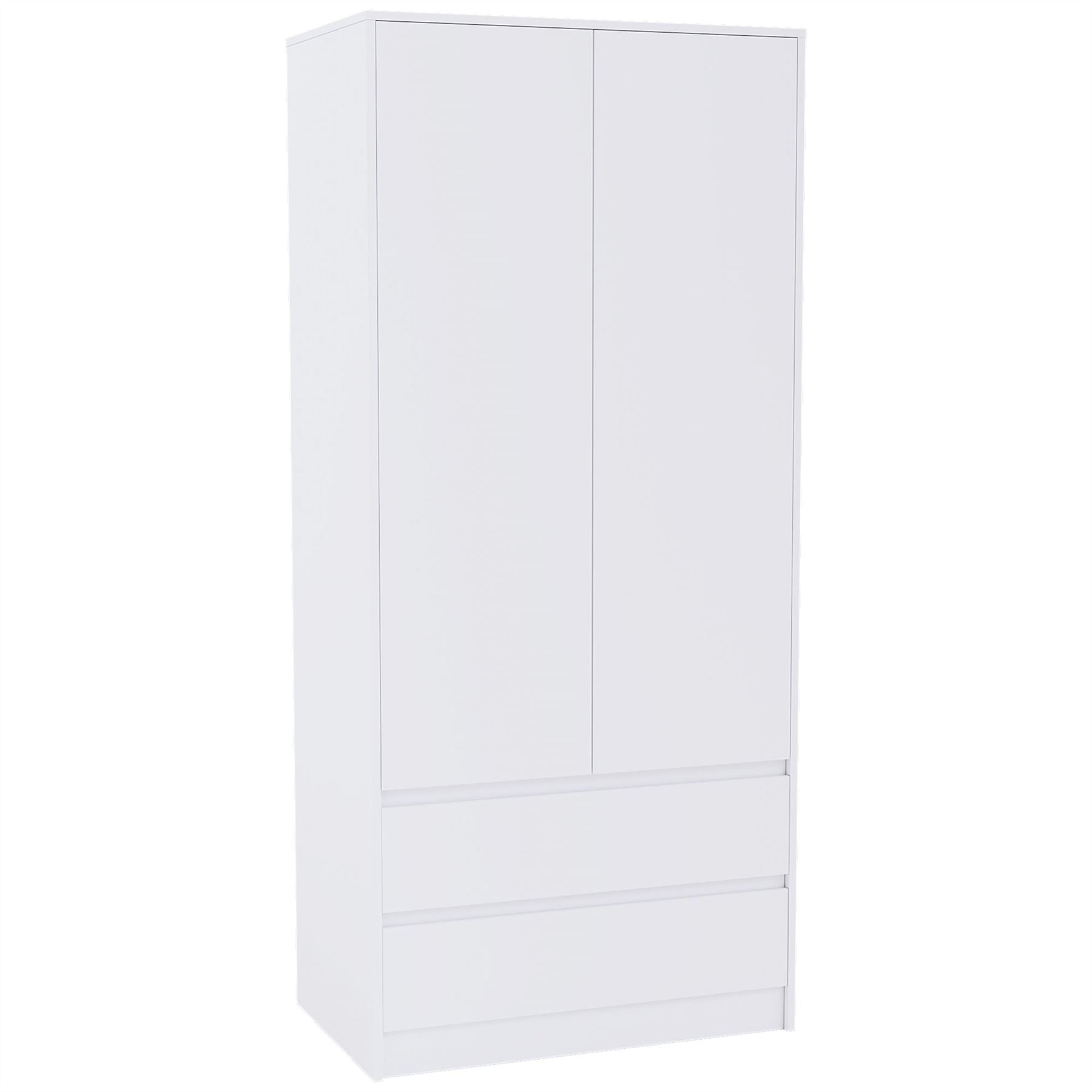 Modern White Chest of Drawers Bedroom Furniture Storage Bedside 2 to 8 Drawers