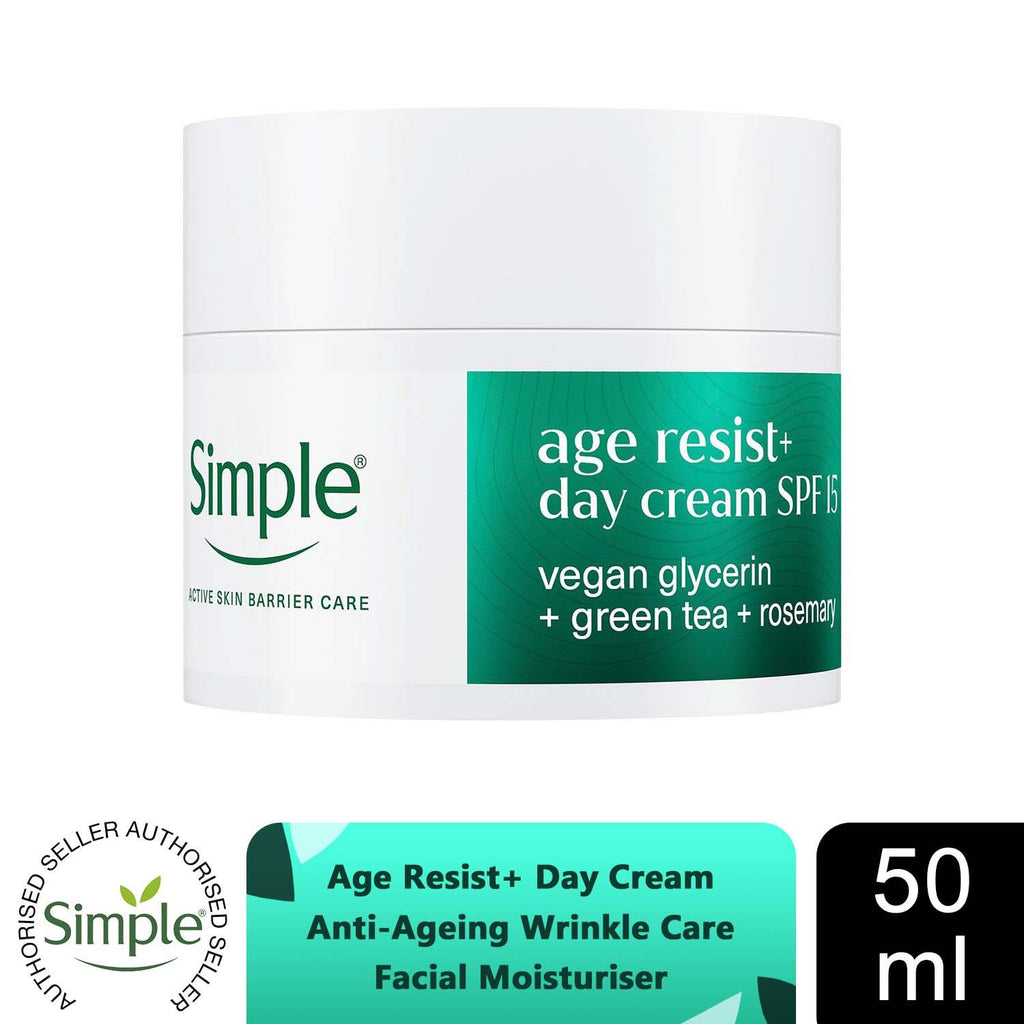 Simple Face Cream 50ml - Age Resist, Glow, Repair, Hydrate, Smooth, 1 Pack