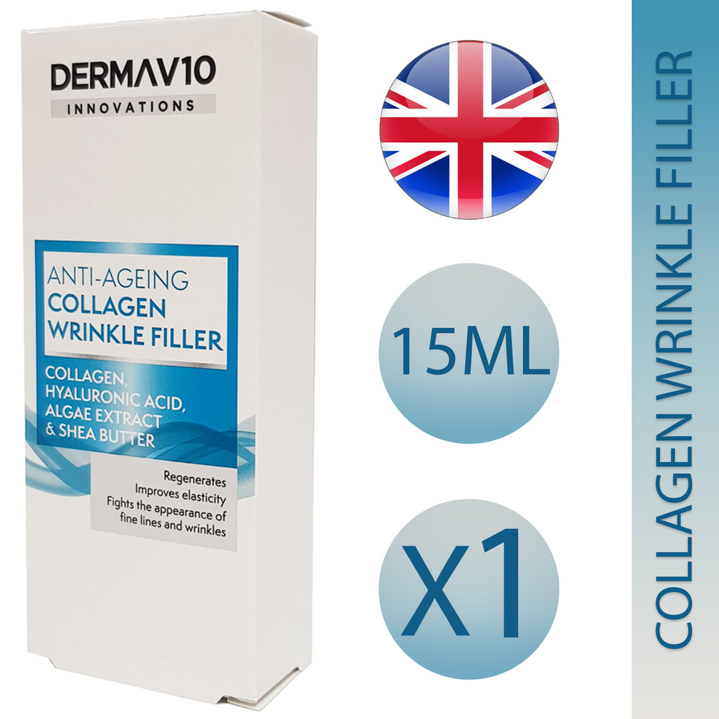 Derma V10 Deep Wrinkle Anti-Ageing Collagen Filler Face Cream 15ml