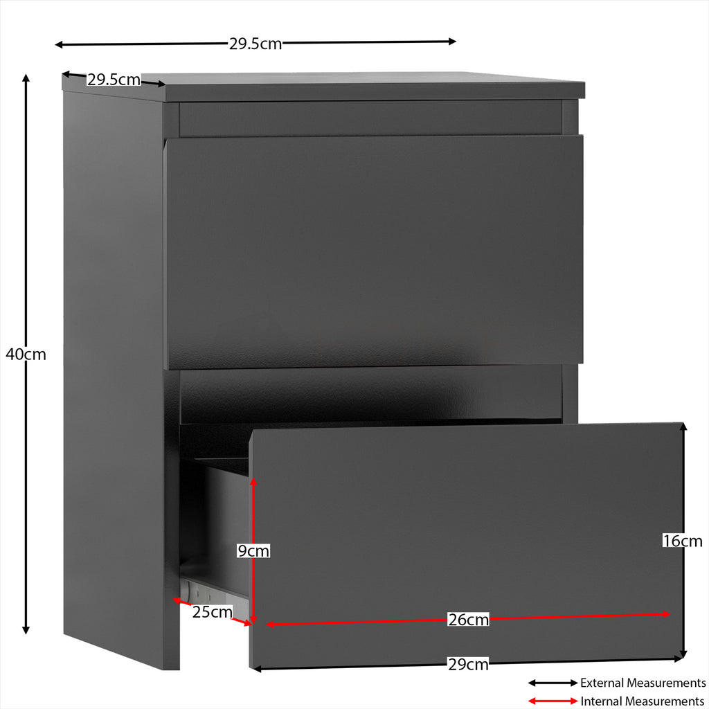 Modern Chest of Drawers Bedroom Furniture Storage Bedside Cabinet 2 to 8 Drawers