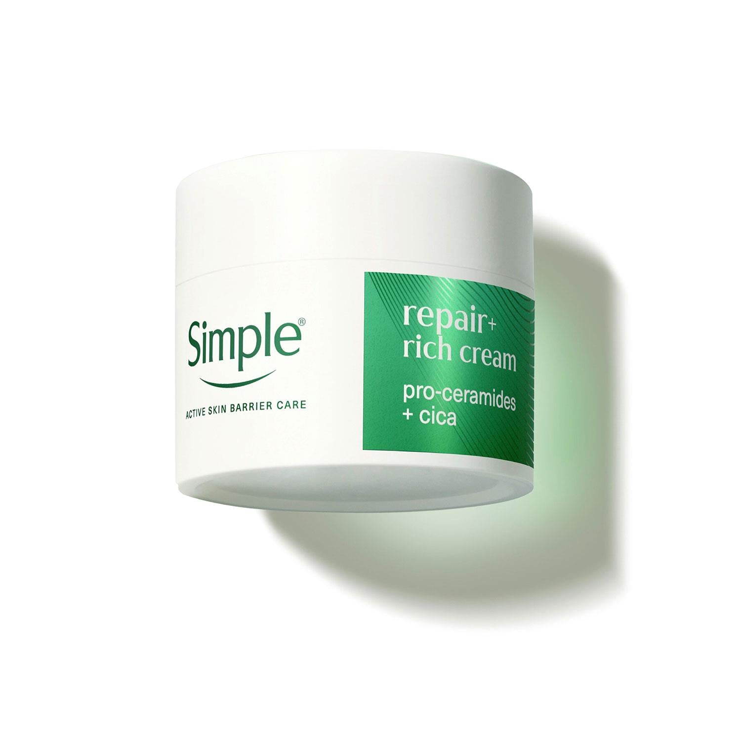 Simple Face Cream 50ml - Age Resist, Glow, Repair, Hydrate, Smooth, 1 Pack