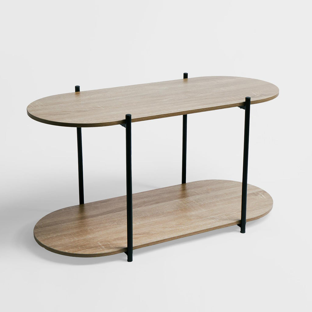 2 Tier Table Wooden Coffee Modern Bed Living Room Home Decor Office End Bedside