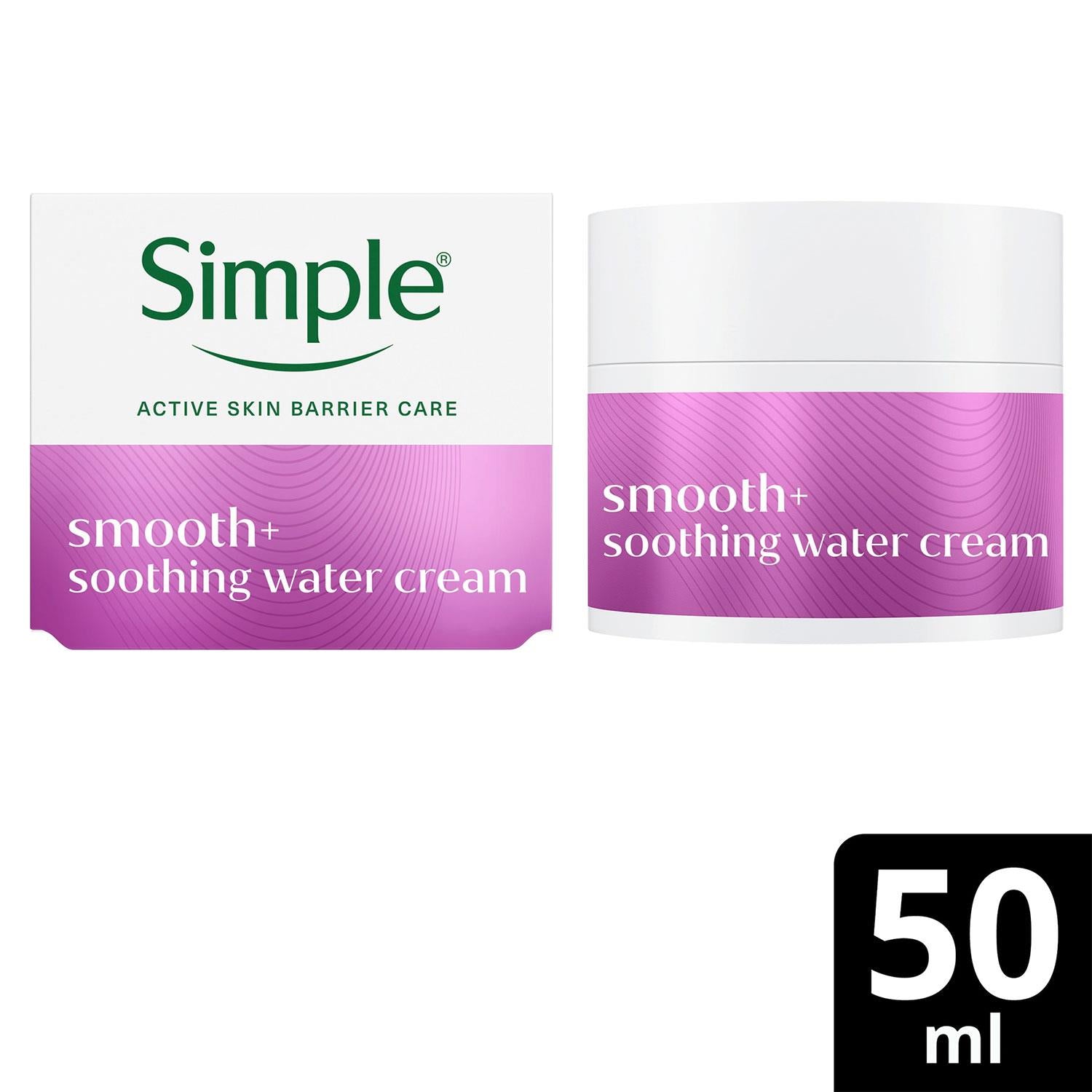 Simple Face Cream 50ml - Age Resist, Glow, Repair, Hydrate, Smooth, 1 Pack