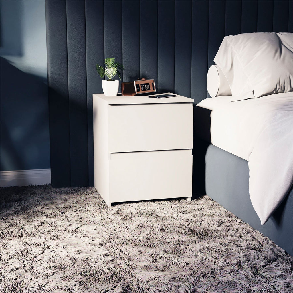 Modern White Chest of Drawers Bedroom Furniture Storage Bedside 2 to 8 Drawers