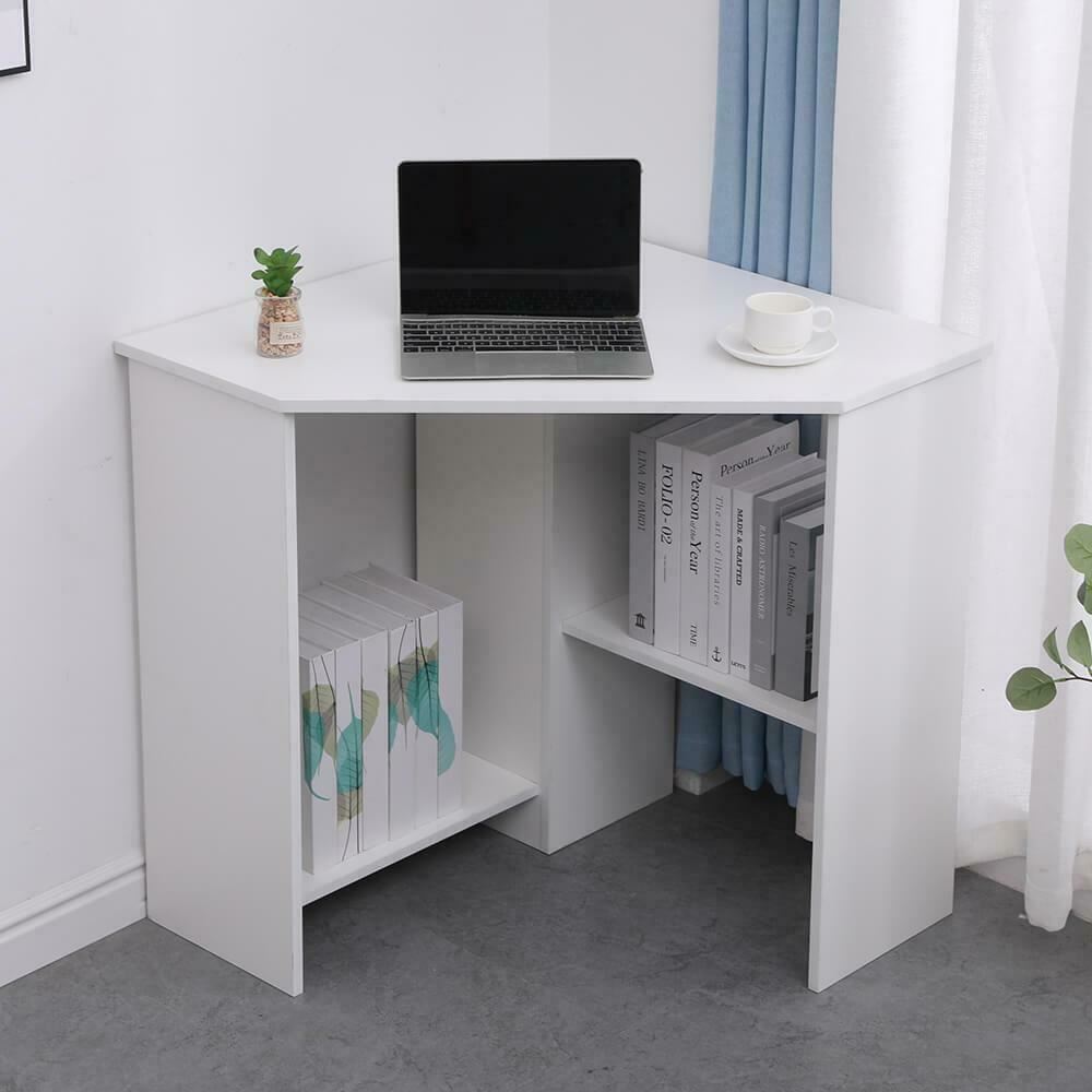 Corner Computer Desk Home Office PC Laptop Table Workstation Furniture