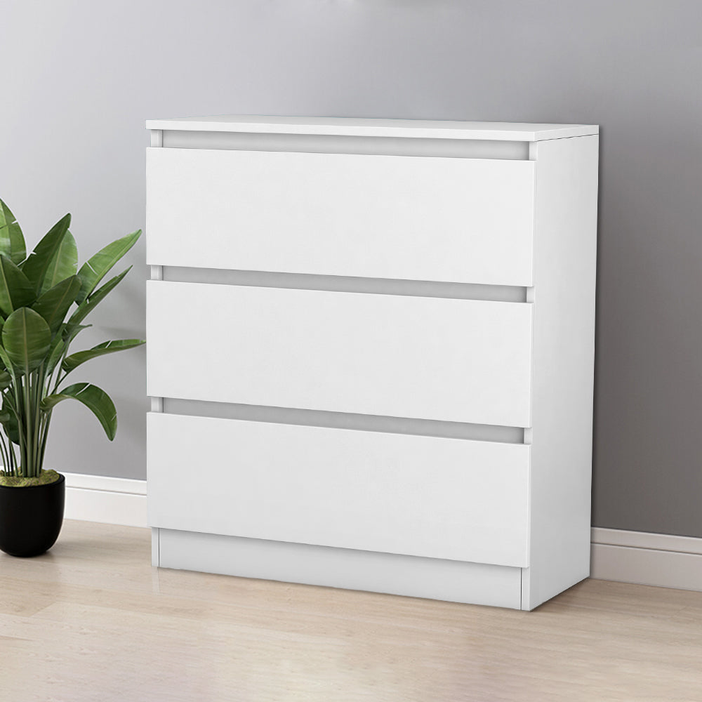 White Modern Bedside Table Cabinet Chest of Drawers 2 3 4 5 6 8 Drawer Bedroom