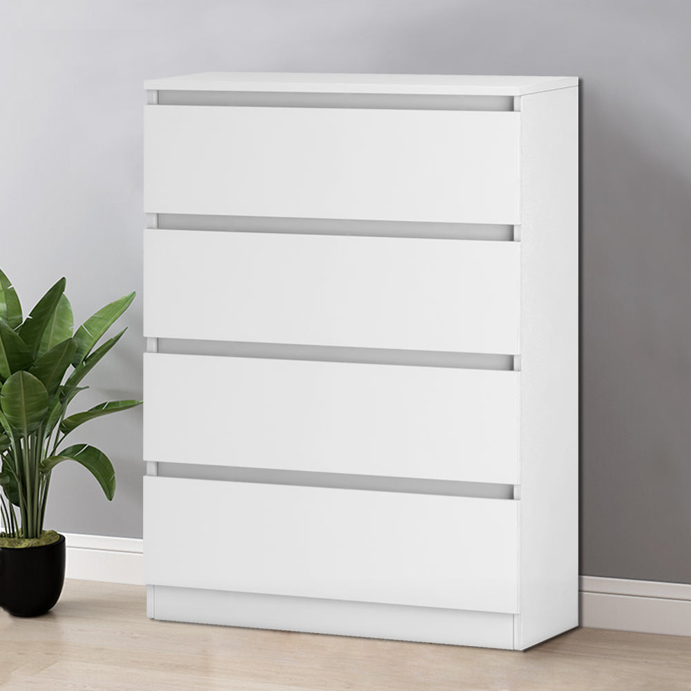 White Modern Bedside Table Cabinet Chest of Drawers 2 3 4 5 6 8 Drawer Bedroom