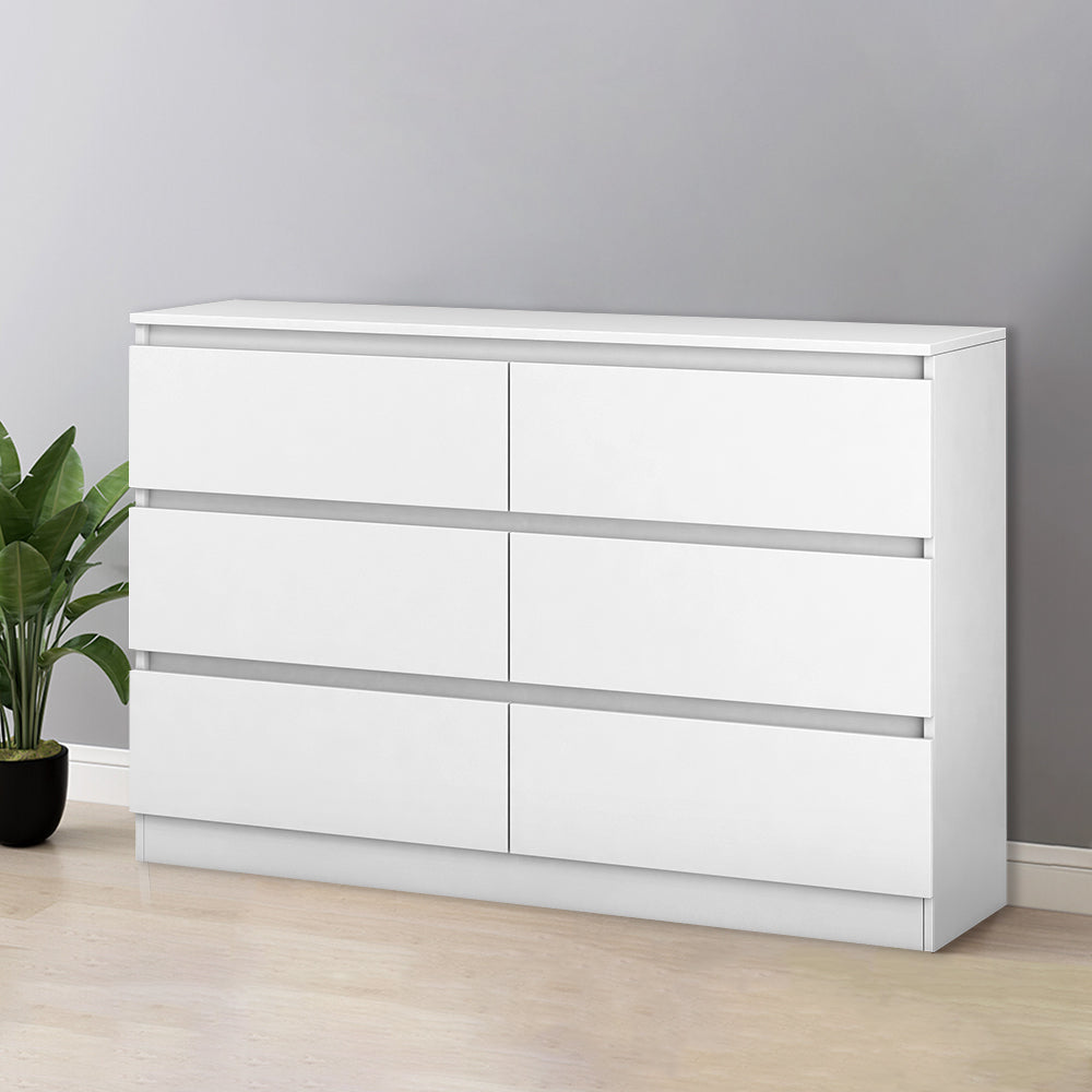 White Modern Bedside Table Cabinet Chest of Drawers 2 3 4 5 6 8 Drawer Bedroom