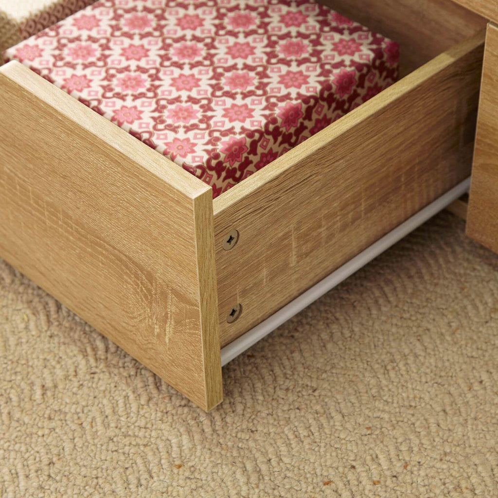 Wooden Coffee Table With Lift Up Top and 2 Large Storage Drawers Bruges