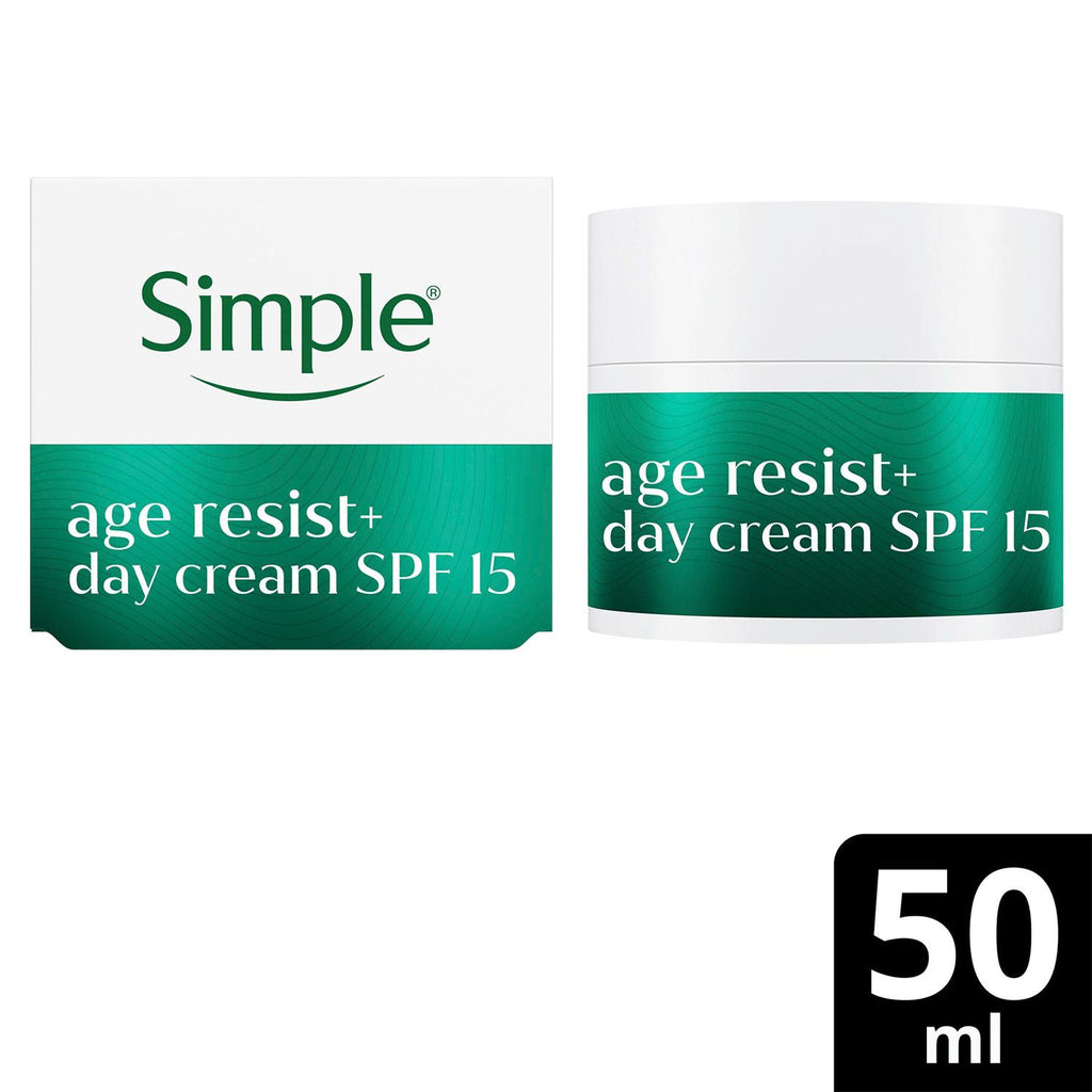 Simple Face Cream 50ml - Age Resist, Glow, Repair, Hydrate, Smooth, 1 Pack