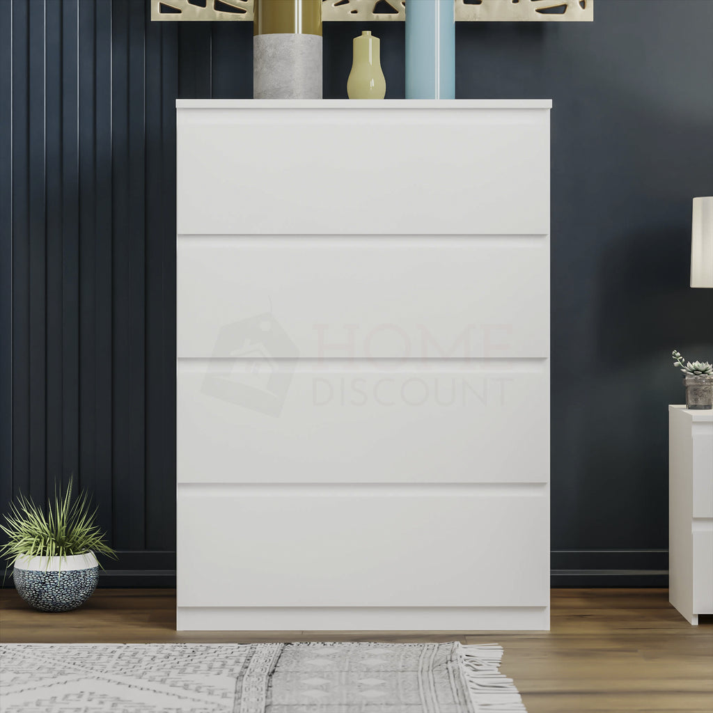 Modern White Chest of Drawers Bedroom Furniture Storage Bedside 2 to 8 Drawers