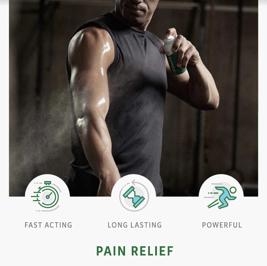 Biofreeze Spray, 118ml X 2, Cooling Spray, Pain Relief Spray, Muscle Pain, Joint Pain Relief, Arthritis, Cold Relief, Powerful, Easy To Use, Freeze Sprays, Pain and Fever