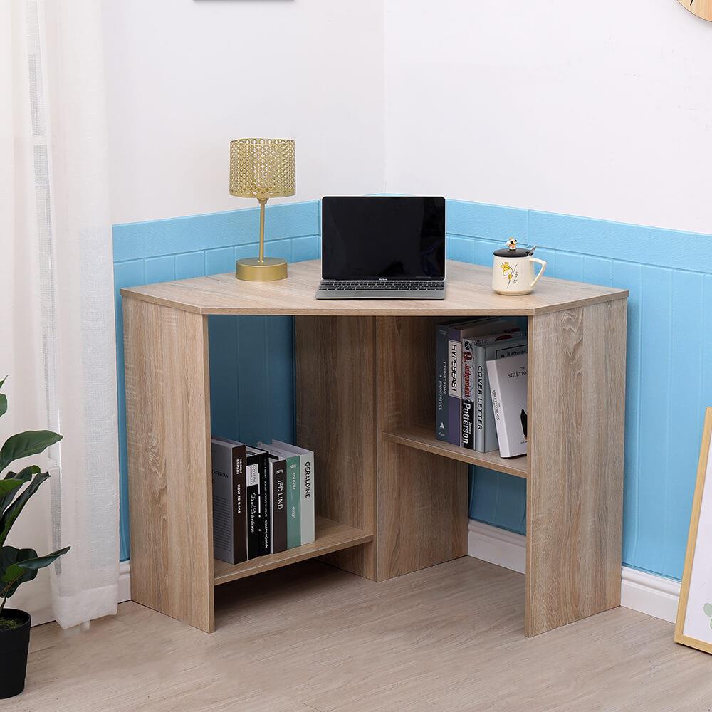 Corner Computer Desk Home Office PC Laptop Table Workstation Furniture