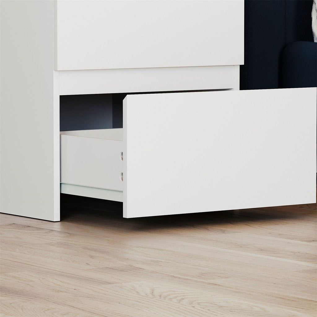 Modern White Chest of Drawers Bedroom Furniture Storage Bedside 2 to 8 Drawers