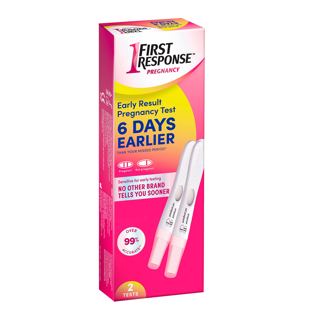 First Response Early Result Pregnancy Test, 2 Count (Packaging & Test Design May Vary)