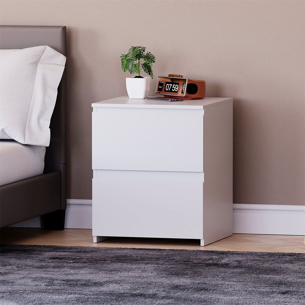 Modern White Chest of Drawers Bedroom Furniture Storage Bedside 2 to 8 Drawers