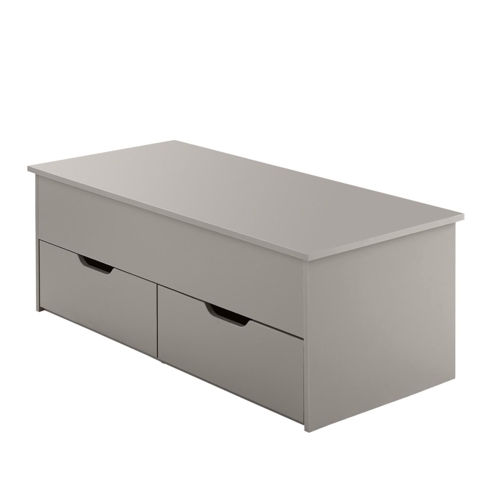 Wooden Coffee Table With Lift Up Top and 2 Large Storage Drawers Bruges