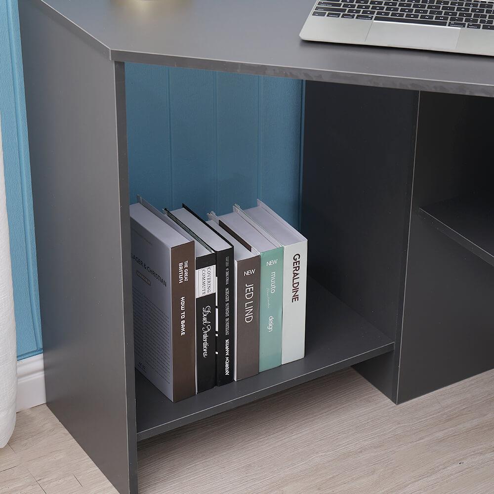 Corner Computer Desk Home Office PC Laptop Table Workstation Furniture