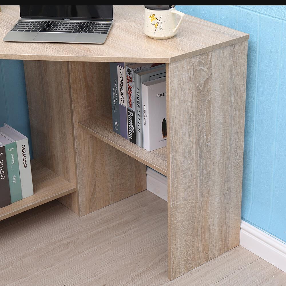 Corner Computer Desk Home Office PC Laptop Table Workstation Furniture
