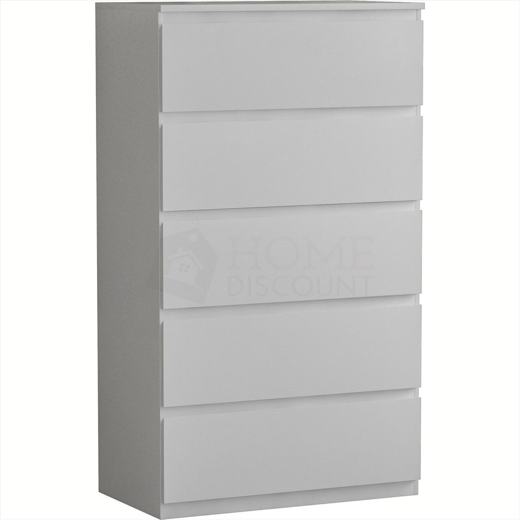 Modern White Chest of Drawers Bedroom Furniture Storage Bedside 2 to 8 Drawers