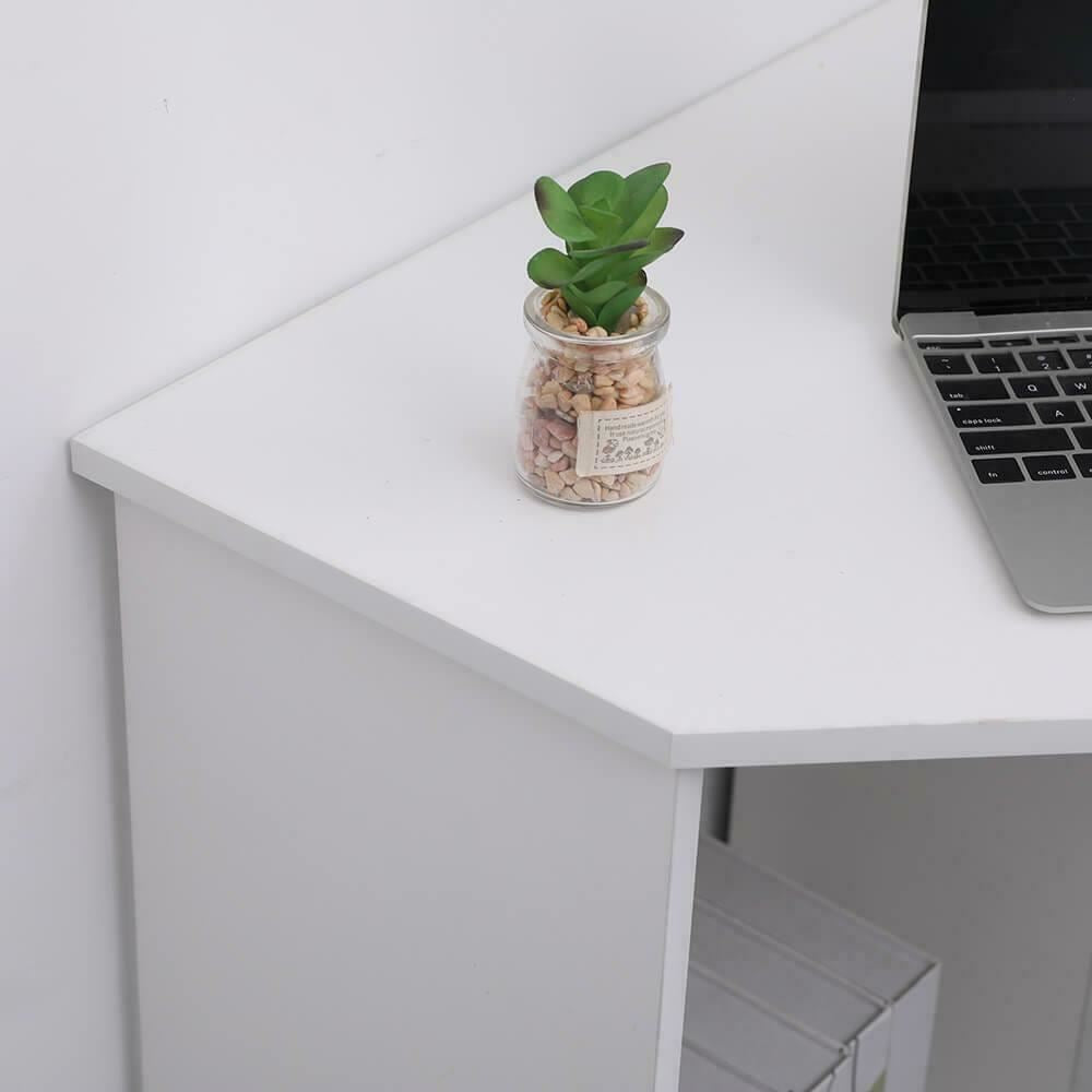 Corner Computer Desk Home Office PC Laptop Table Workstation Furniture
