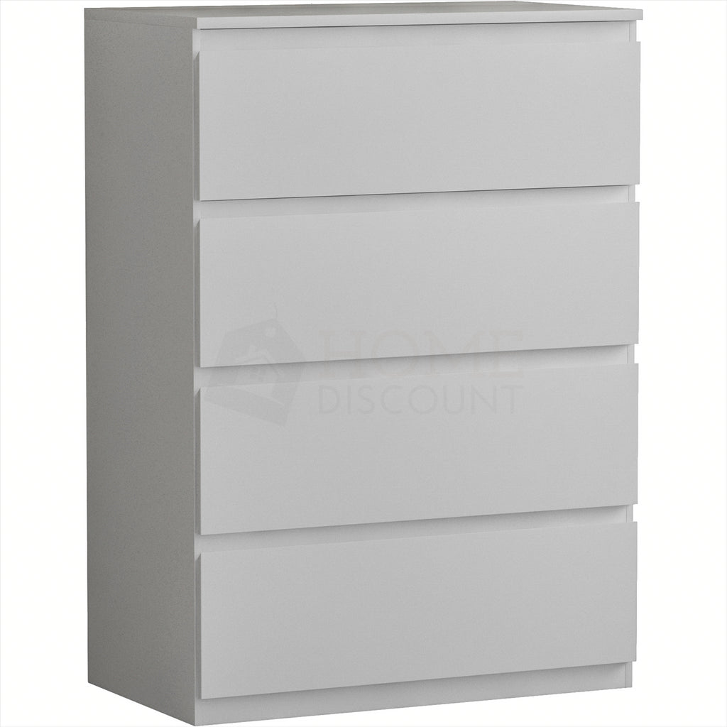 Modern White Chest of Drawers Bedroom Furniture Storage Bedside 2 to 8 Drawers