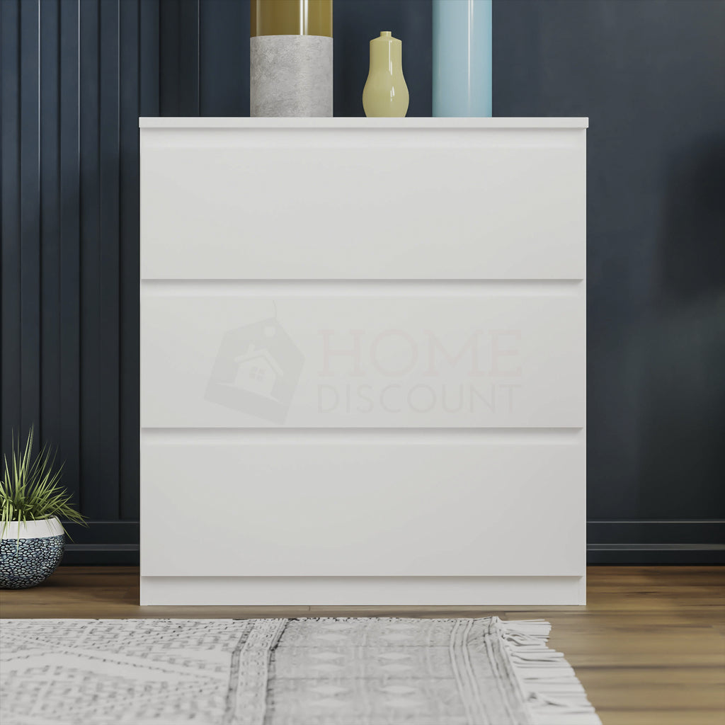 Modern White Chest of Drawers Bedroom Furniture Storage Bedside 2 to 8 Drawers