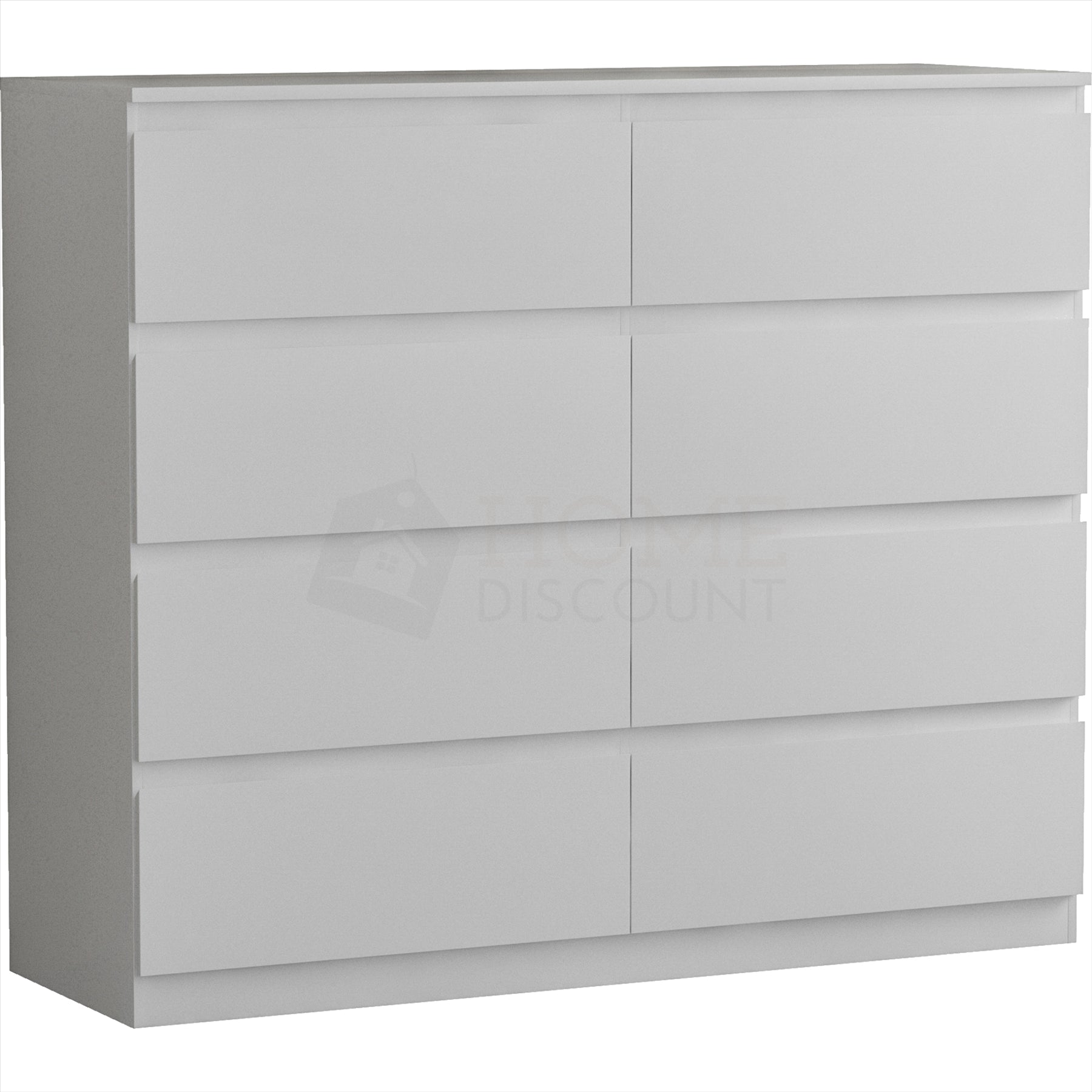 Modern White Chest of Drawers Bedroom Furniture Storage Bedside 2 to 8 Drawers