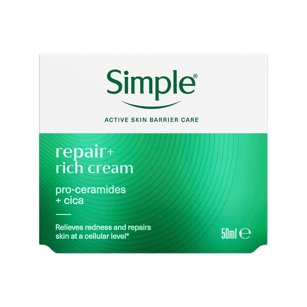 Simple Face Cream 50ml - Age Resist, Glow, Repair, Hydrate, Smooth, 1 Pack