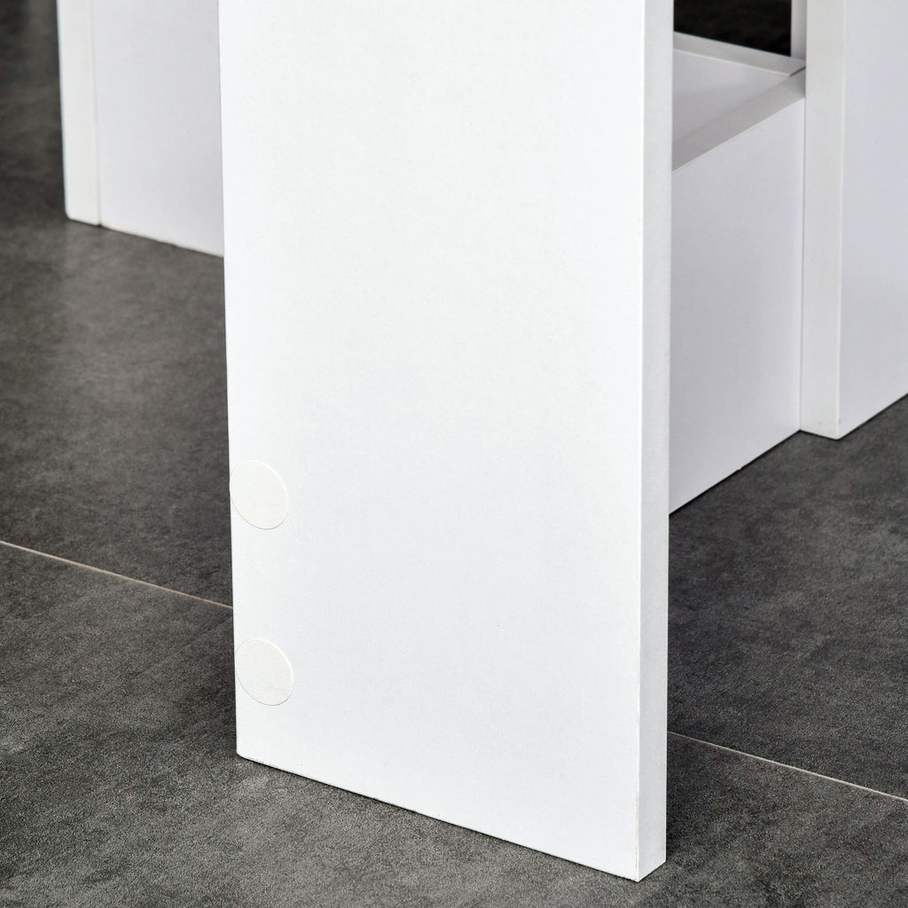 Folding Drop Leaf Dining Table Space-saving Kitchen Table for Small Space