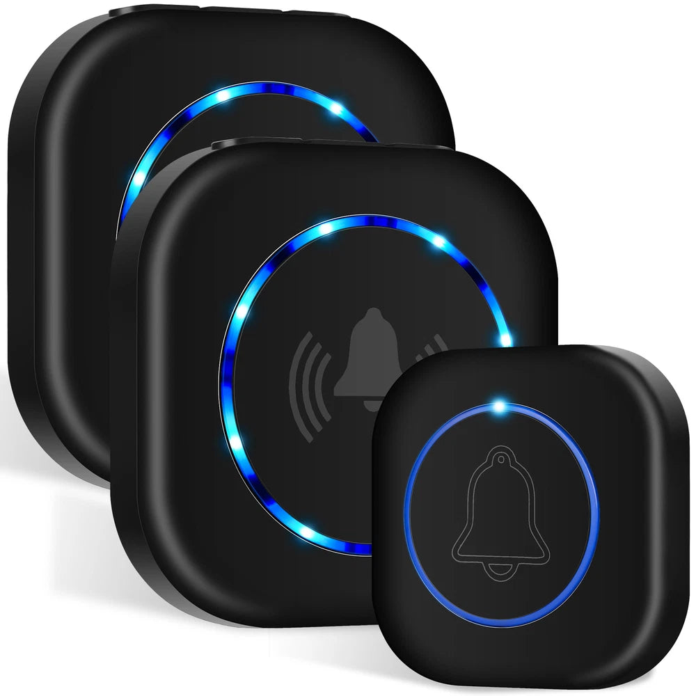 Wireless Door Bells 1000ft Long Range Waterproof Home Cordless Doorbell  Battery
