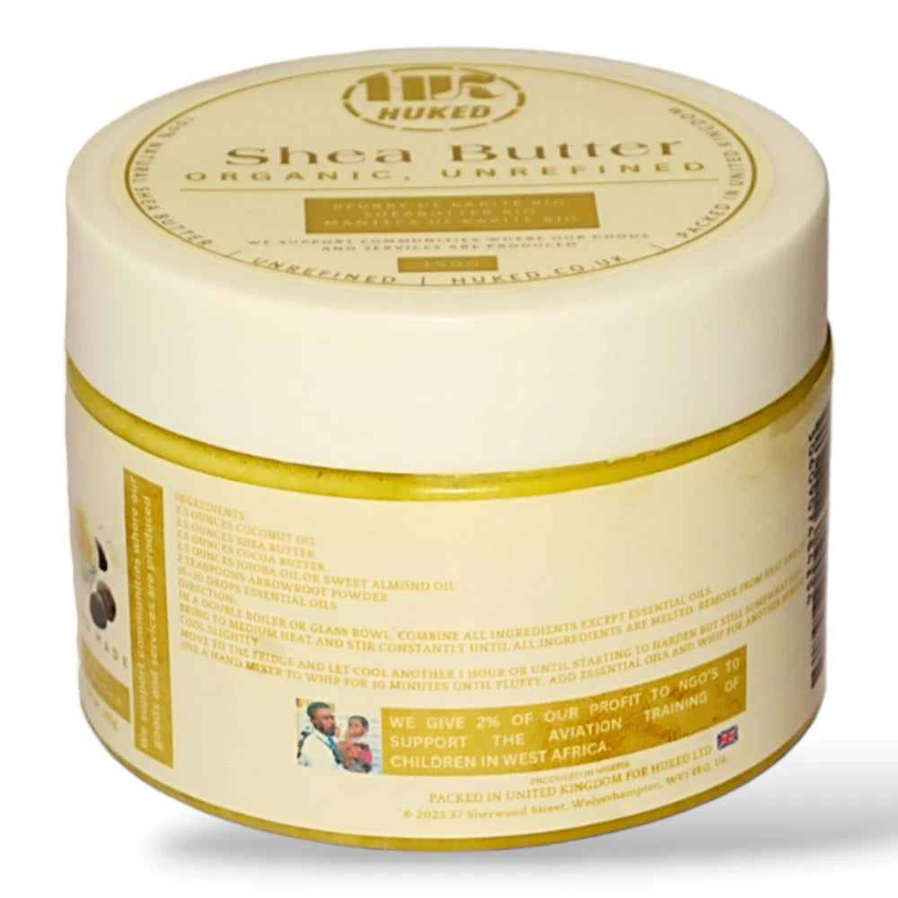 Organic Shea Butter 120g - Unrefined 100% Pure and Natural