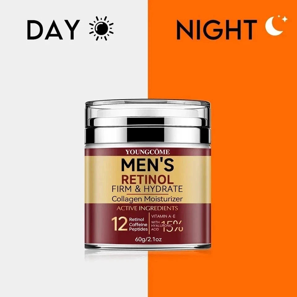 Men's Retinol Face Cream Anti-Aging Collagen Moisturizer Wrinkle Repair 60g UK