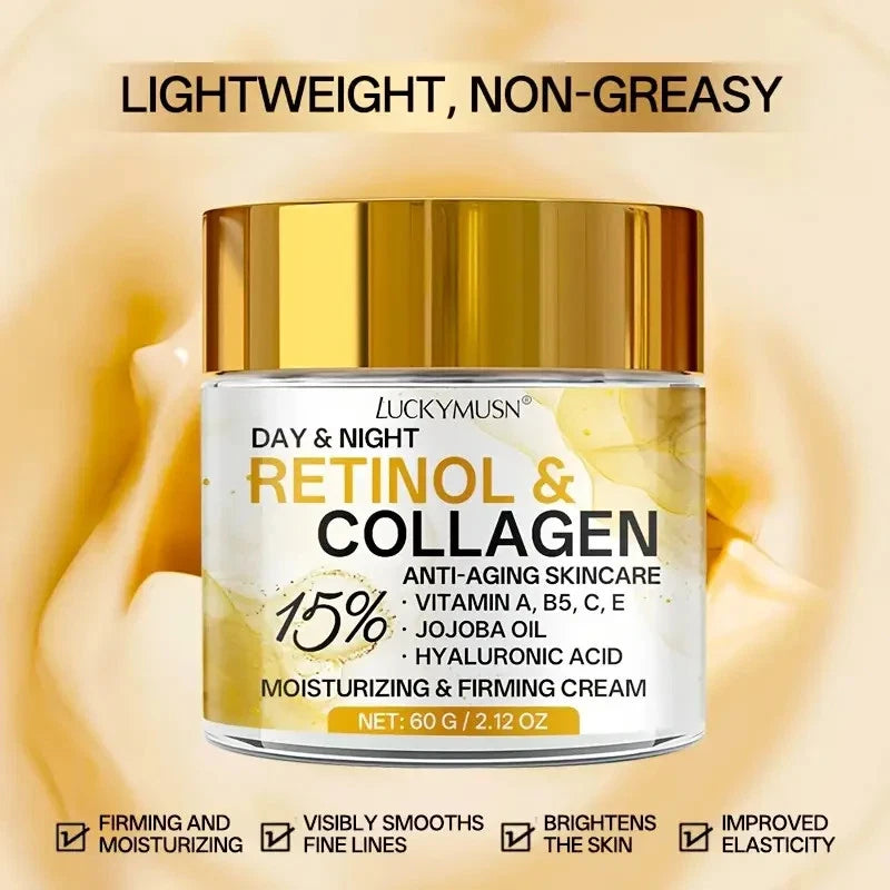 Retinol & Collagen Face Lifting Cream with Hyaluronic Acid Q10 Anti Aging