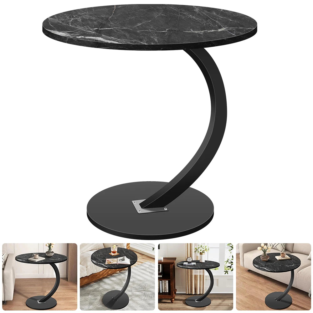 Side Table C Shaped Sofa Small End Table Table Coffee Laptop Living Room Bedroom
