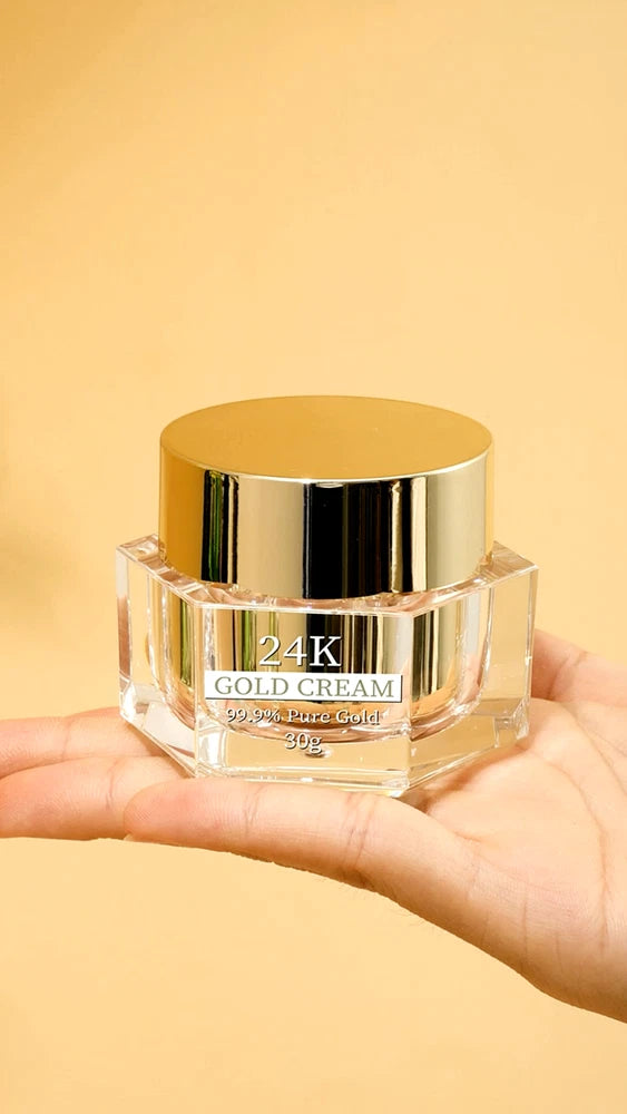 24K GOLD CREAM WRINKLE REPAIR ANTI AGING TIGHTENS & INCREASE  SKIN ELASTICITY