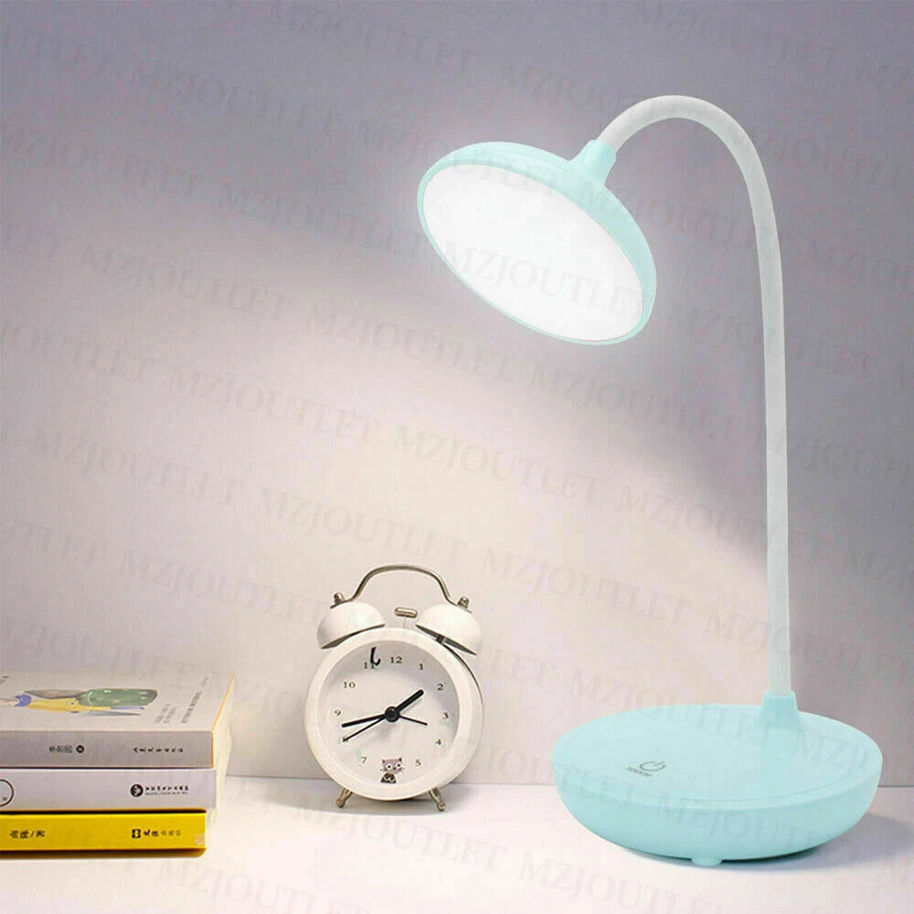 20 LED Flexible Touch Desk Light Bedside Reading Lamp Dimmable USB Rechargeable