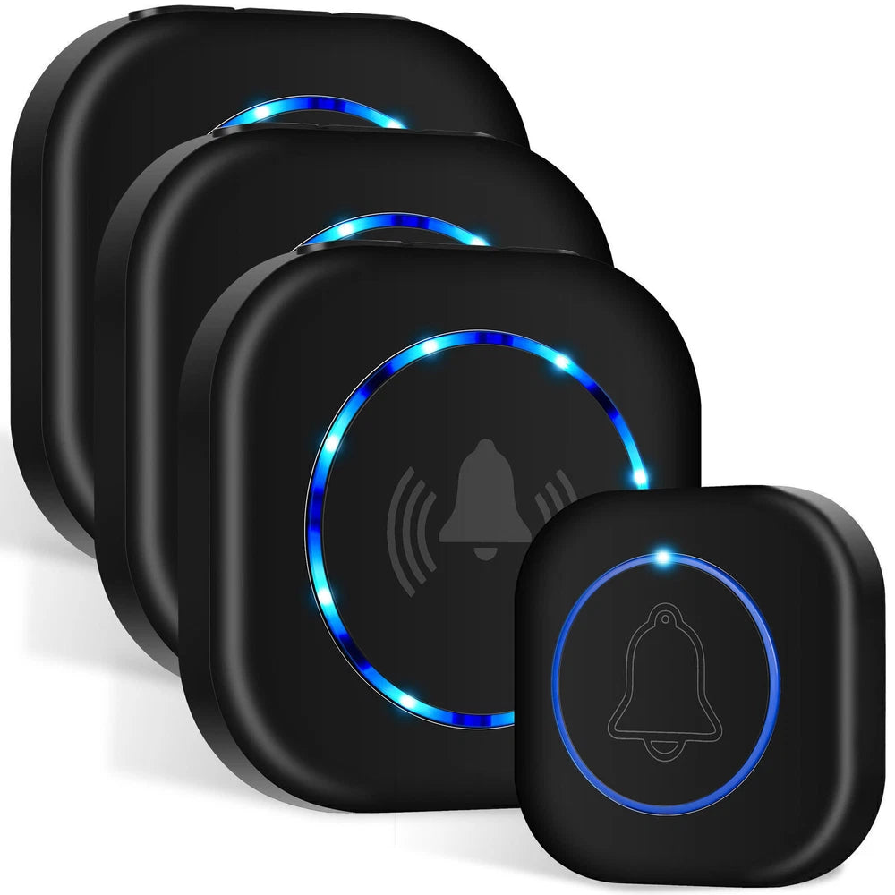 Wireless Door Bells 1000ft Long Range Waterproof Plug in Home Cordless Doorbell