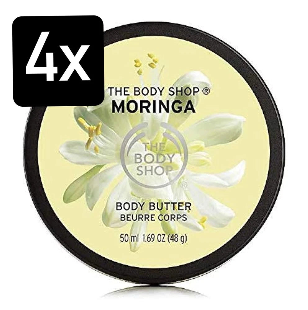 THE BODY SHOP Moringa Softening Body Butter - 4 x 50ml = 200ml - RRP £14