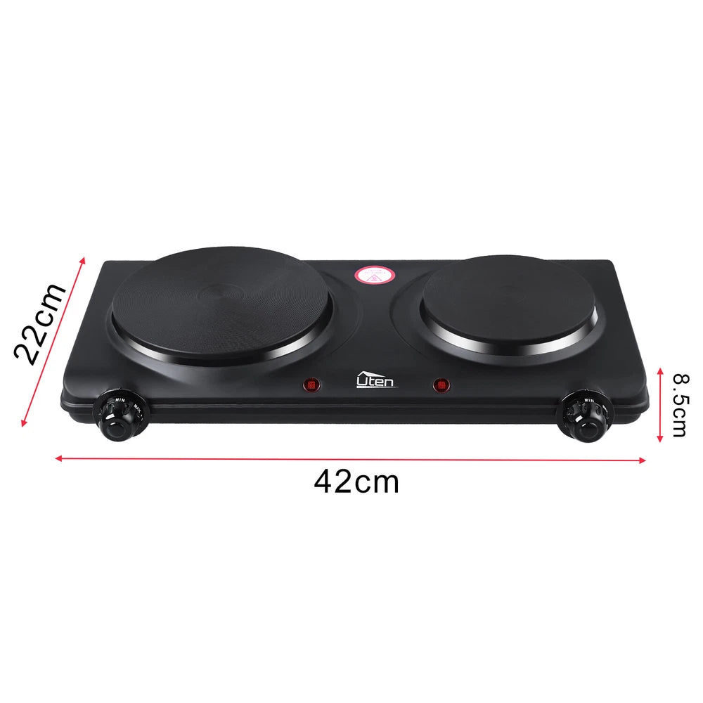 New Electric Hot Plate Portable Single Double Table Top Cooker Kitchen Hob Stove