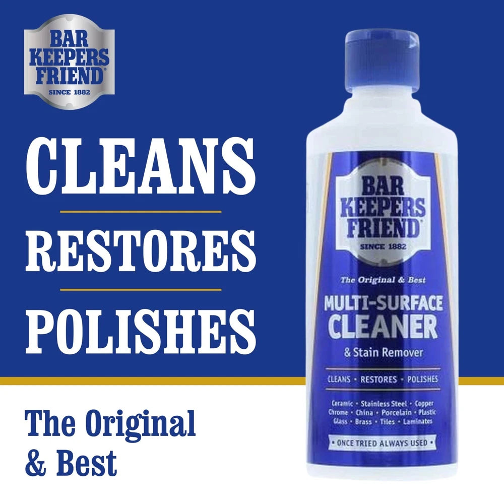 Bar Keepers Friend Original Stain Remover Powder 250g Cleans restores, polish UK