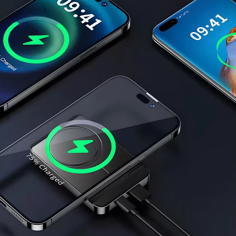 Magsafe Power Bank Wireless Charger Magnetic Battery Pack for iPhone Samsung UK