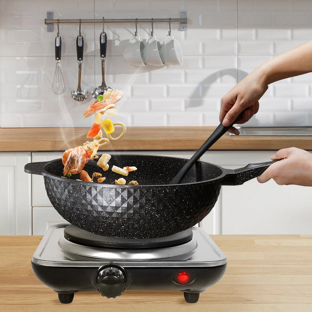 New Electric Hot Plate Portable Single Double Table Top Cooker Kitchen Hob Stove