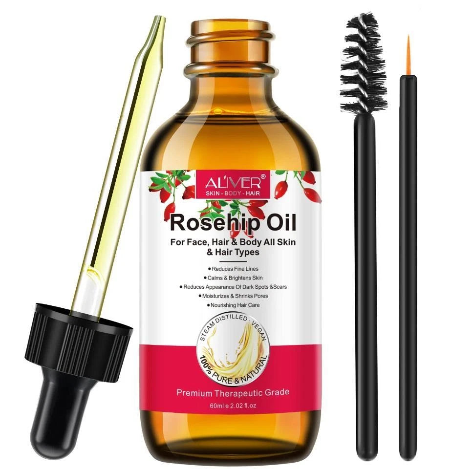ROSEHIP Oil 100% PURE Natural BEST For Fine Lines Wrinkles Stretch Marks & Hair