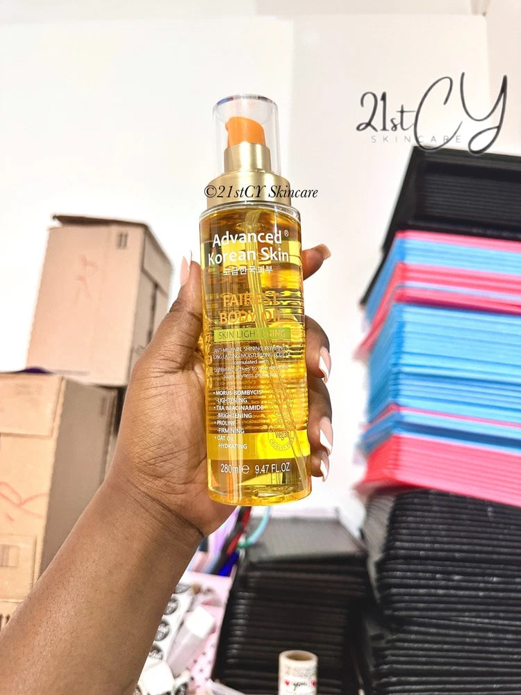 Advanced Korean Body Oil 280ml For Skin Brightening | Uk Seller